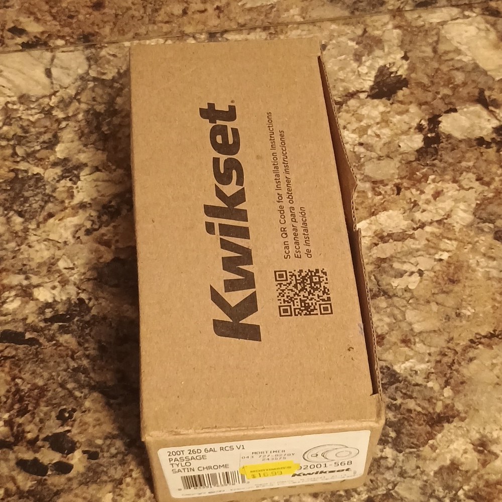Kwikset Chrome Bed and Bath Locks New In Packaging